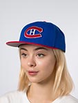 Бейсболка AMERICAN NEEDLE арт. 21006A-MOC Montreal Canadiens Archive 400 NHL (синий / красный)